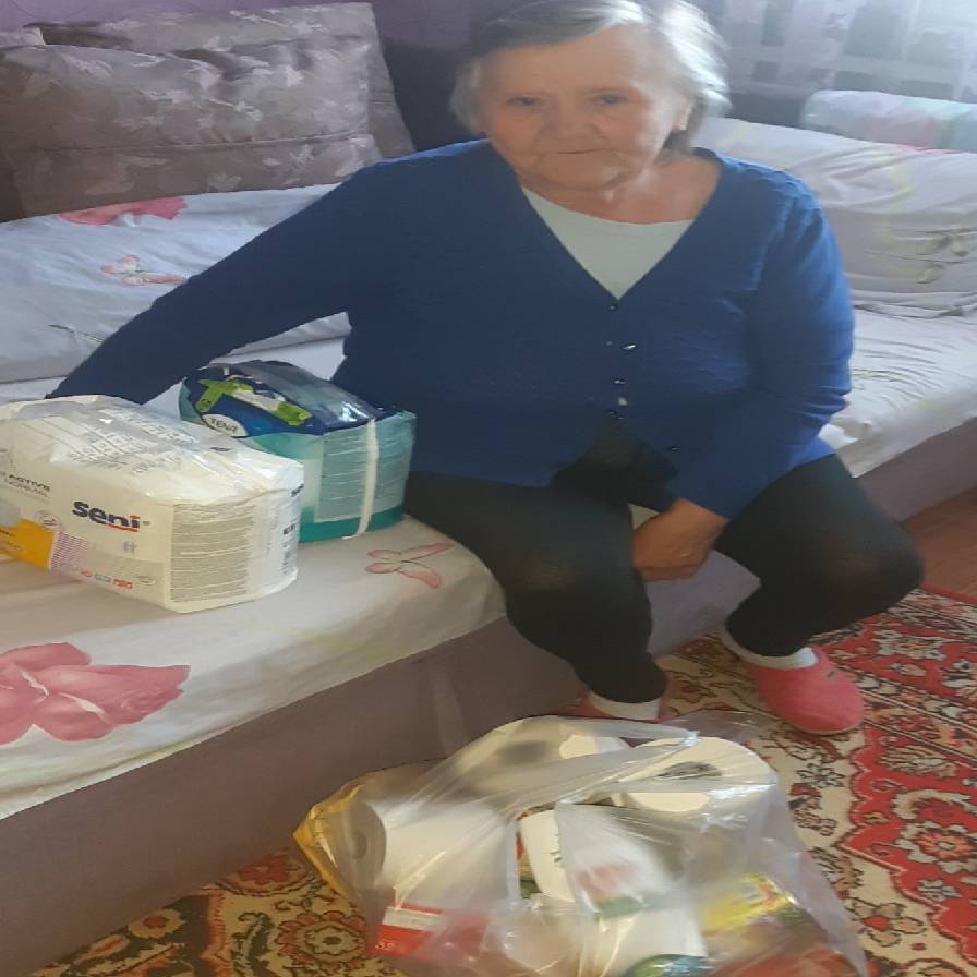March, 28, 2022 HUMANITARIAN AID TO PENSIONERS WHO ARE LOCATED AT: SALTOVSKOE SHOSSE..., KHARKOV!