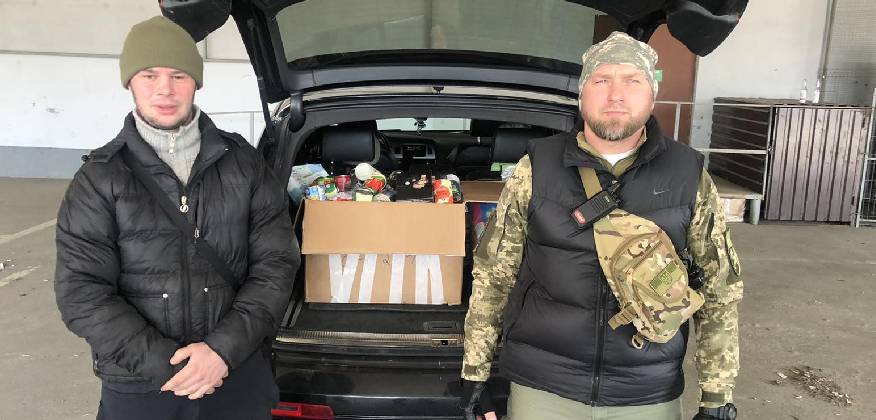 March 29, 2022 HUMANITARIAN AID FOR THE RESIDENTS OF SALTOVKA IN KHARKOV!