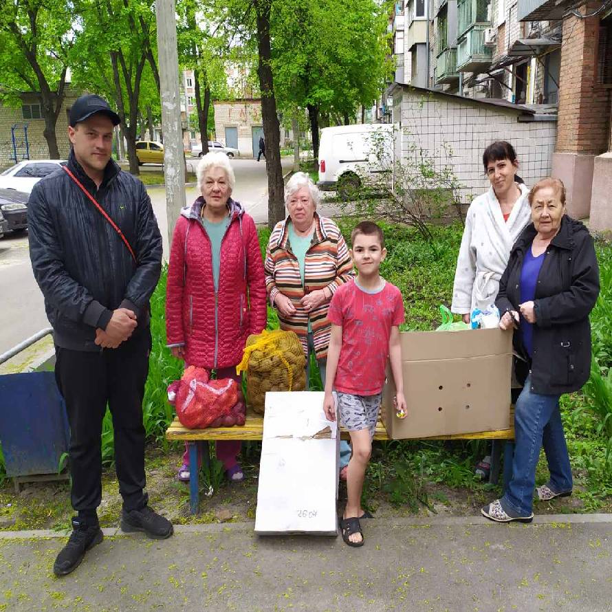 29.04.2022 HUMANITARIAN AID TO THE RESIDENTS OF THE CITY OF KHARKIV!