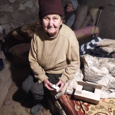 March 26, 2022 HELPING ELDERLY PEOPLE WHO ARE FORCED TO BE IN THE BASEMENT OF THE SCHOOL № 72 CITY OF KHARKIV!
