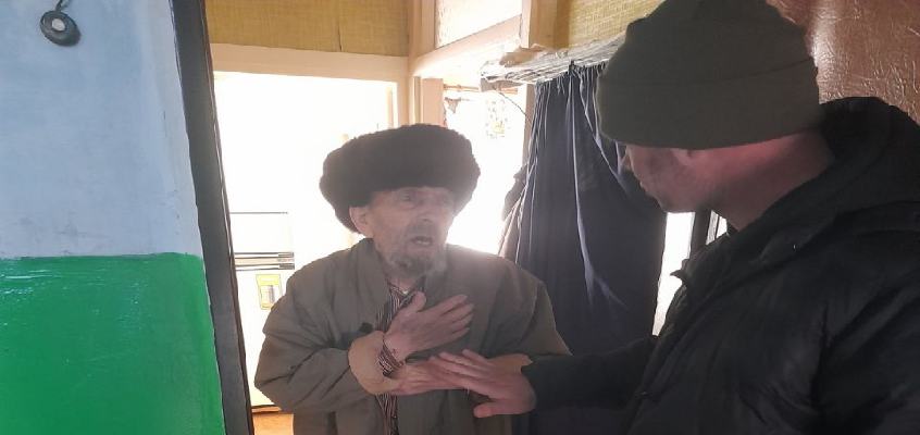 26.03.2022 HUMANITARIAN AID TO THE ELDERLY RESIDENTS IN 602 MICRODISTRICT OF KHARKOV!