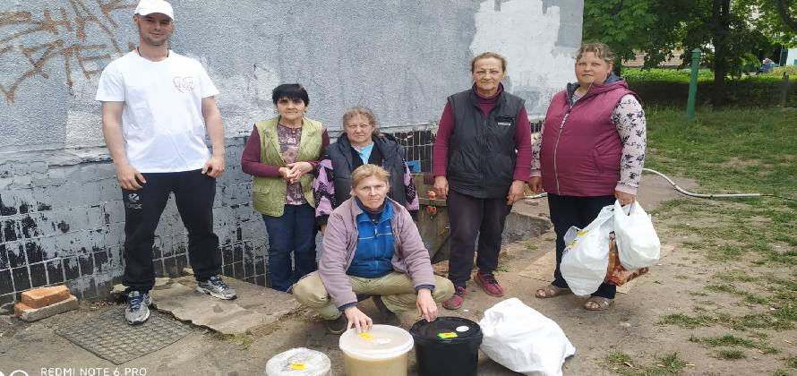 24.05.2022 ПРИВЕЗЛИ ГАРЯЧІ ОБІДИ ДЛЯ МЕШКАНЦІВ ПІВНІЧНОЇ САЛТІВКИ (100 порций)!