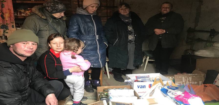 30.03.2022 HUMANITARIAN ASSISTANCE TO THE RESIDENTS OF THE HOUSE AT  BUCHMI STR. KHAR'KOV!