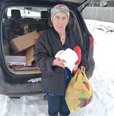 March 08, 2022 HUMANITARIAN AID TO THE RESIDENTS OF THE PECHENIZH DISTRICT OF THE KHARKOV REGION!