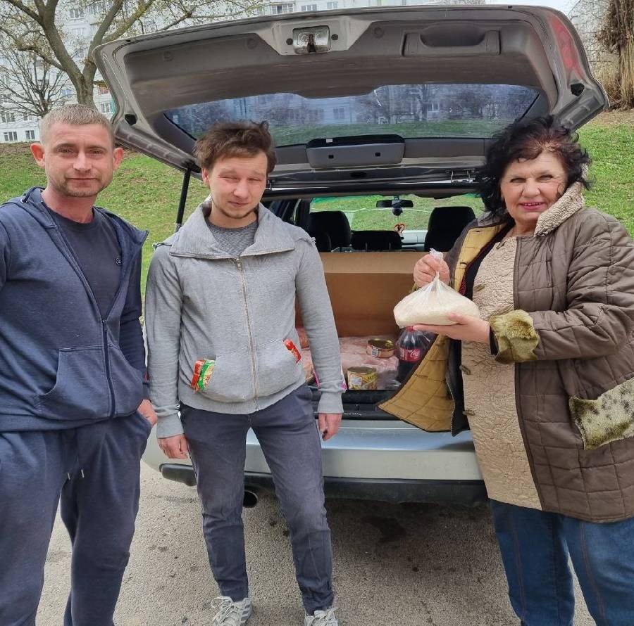 13.04.2022 HUMANITARIAN AID TO THE RESIDENTS OF THE ZALUTINO!