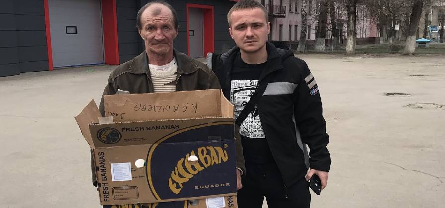 01.04.2022 HELP FOR PENSIONERS AT IVAN KAMISHEV STREET, KHARKOV!