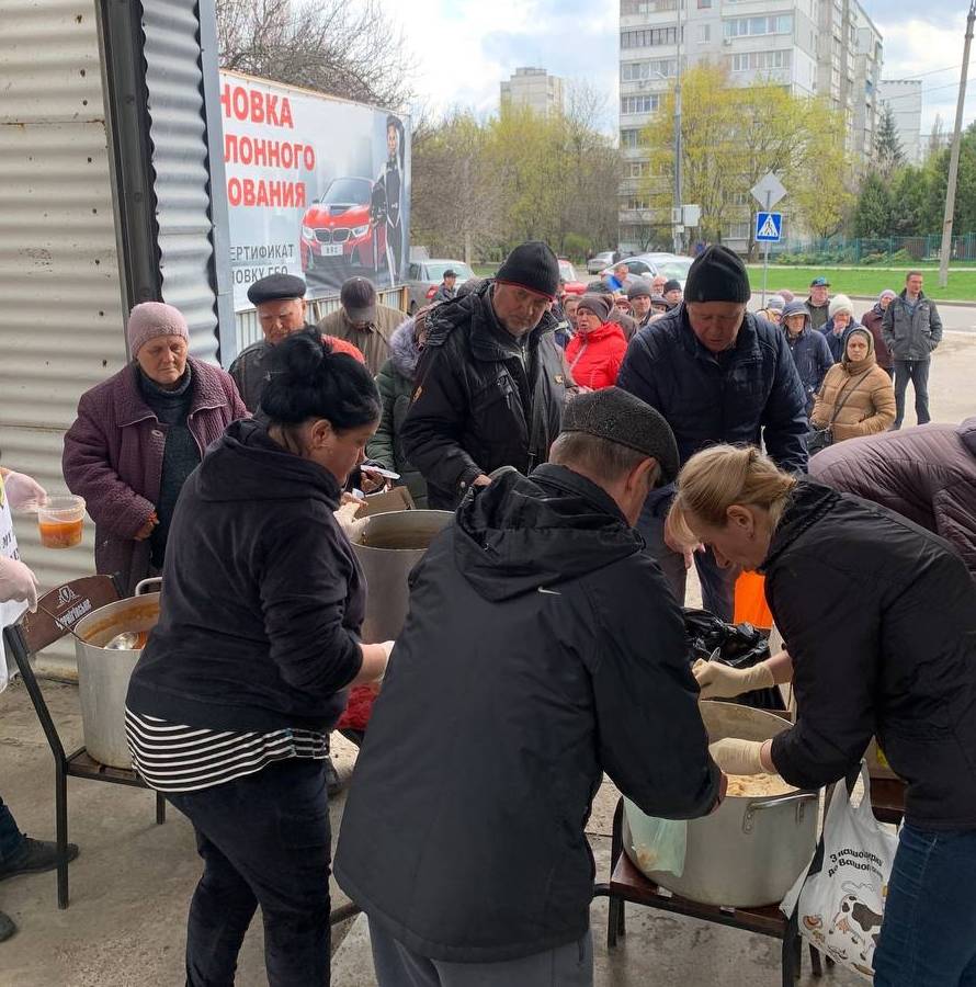 21.04.2022 WE FED HOT LUNCHES TO THE CITIZENS OF KHARKOV!